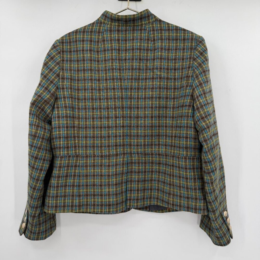 Talbots Women’s Plus Shetland Officer Apple Plaid Wool Blend Winter Size 16 - Picture 6 of 12